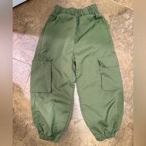 Green Cargo Pants 4T